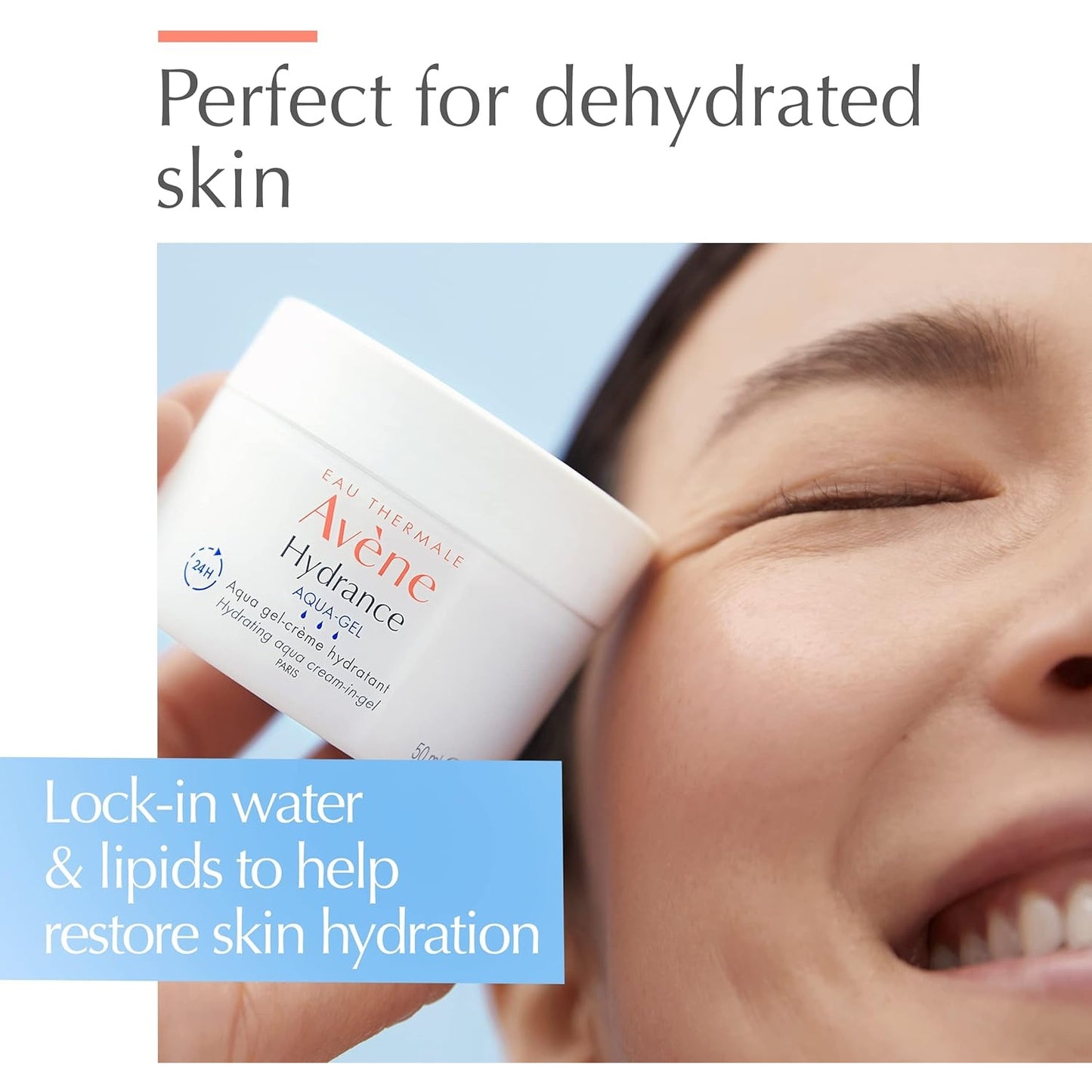 Avene Hydrance Aqua-Gel Hydrating Aqua Cream-In-Gel (Imported) - 50ml - Medaid