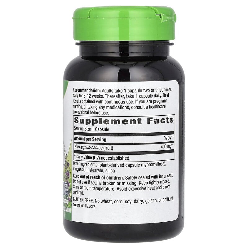 Nature's Way, Vitex Fruit, 400 mg, 100 Vegan Capsules - Medaid