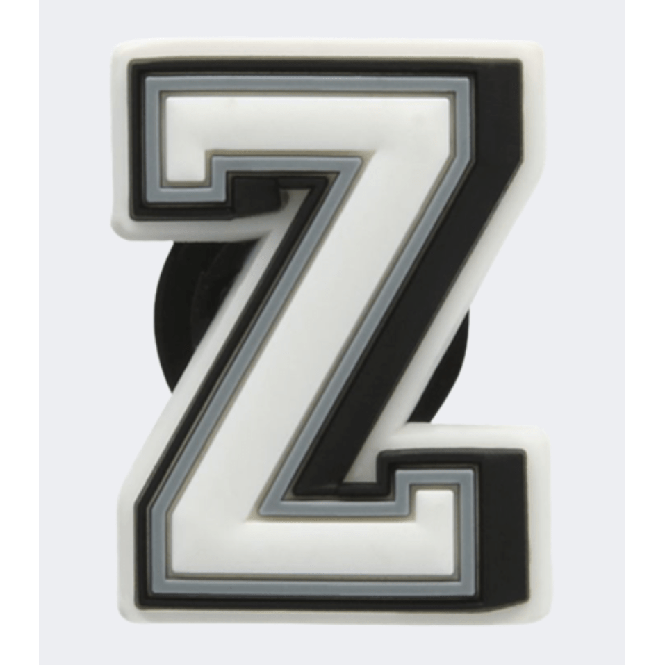Crocs Letter Z Unisex Lifestyle Pins White/Black/Grey - Medaid International