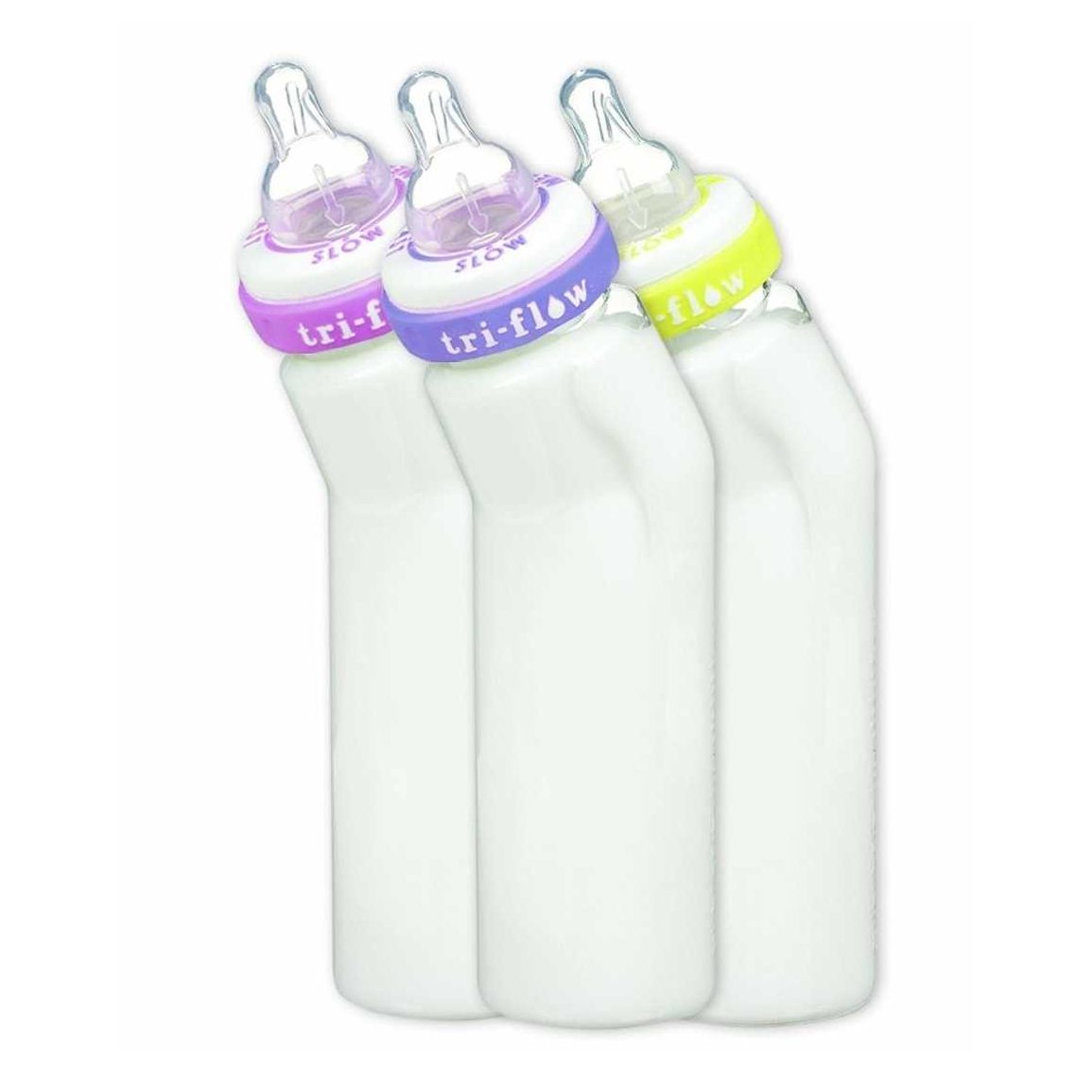 Tri-Flow Angled Baby Bottles - Medaid International