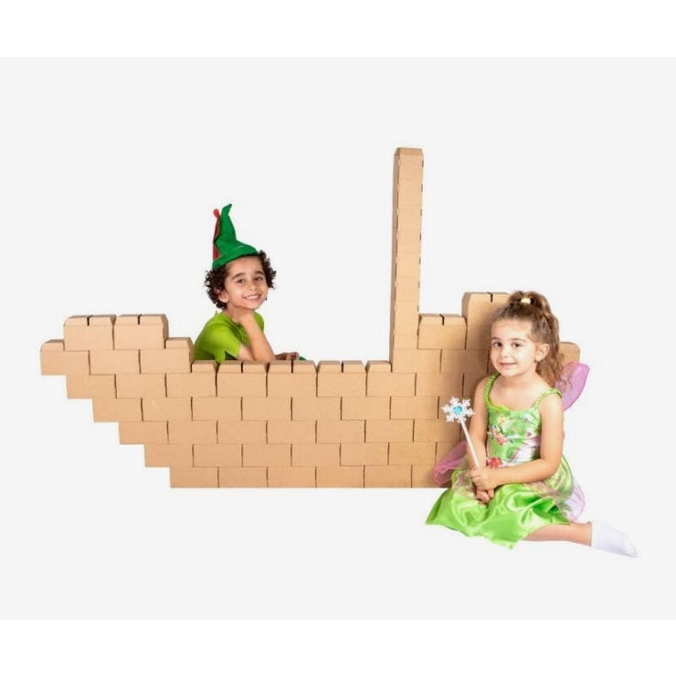 Rikbits Brown Color Building Blocks - 110 Pieces - Medaid International