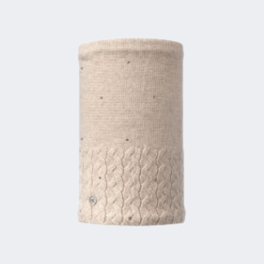 Buff Knitted And Polar Women Lifestyle Tubular Beige - Medaid International