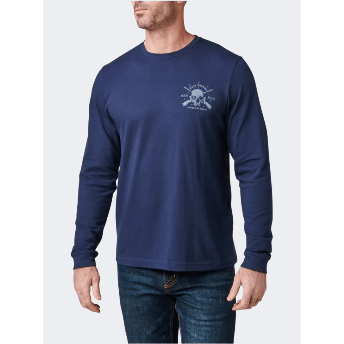 5-11 Quiet Warrior Men Tactical Long Sleeve Pacific Navy - Medaid