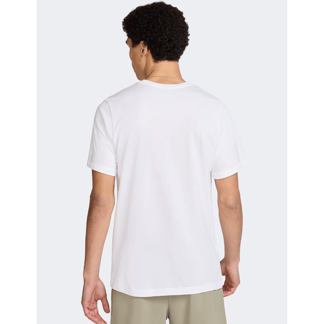 Nike Dri-Fit Fitness Men Training T-Shirt White - Medaid