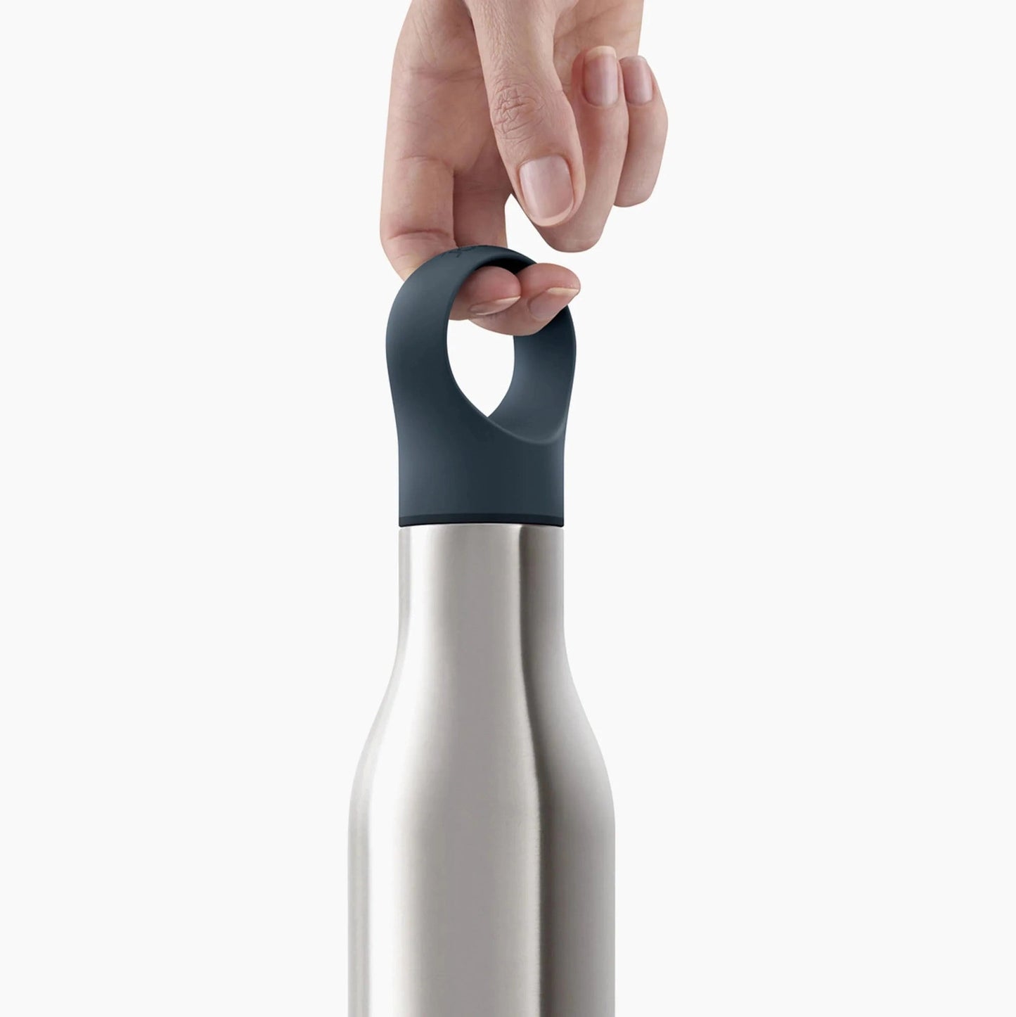 Joseph Joseph Loop™ 500ml Stainless-steel Vacuum Insulated Water Bottle Stainless steel - Medaid