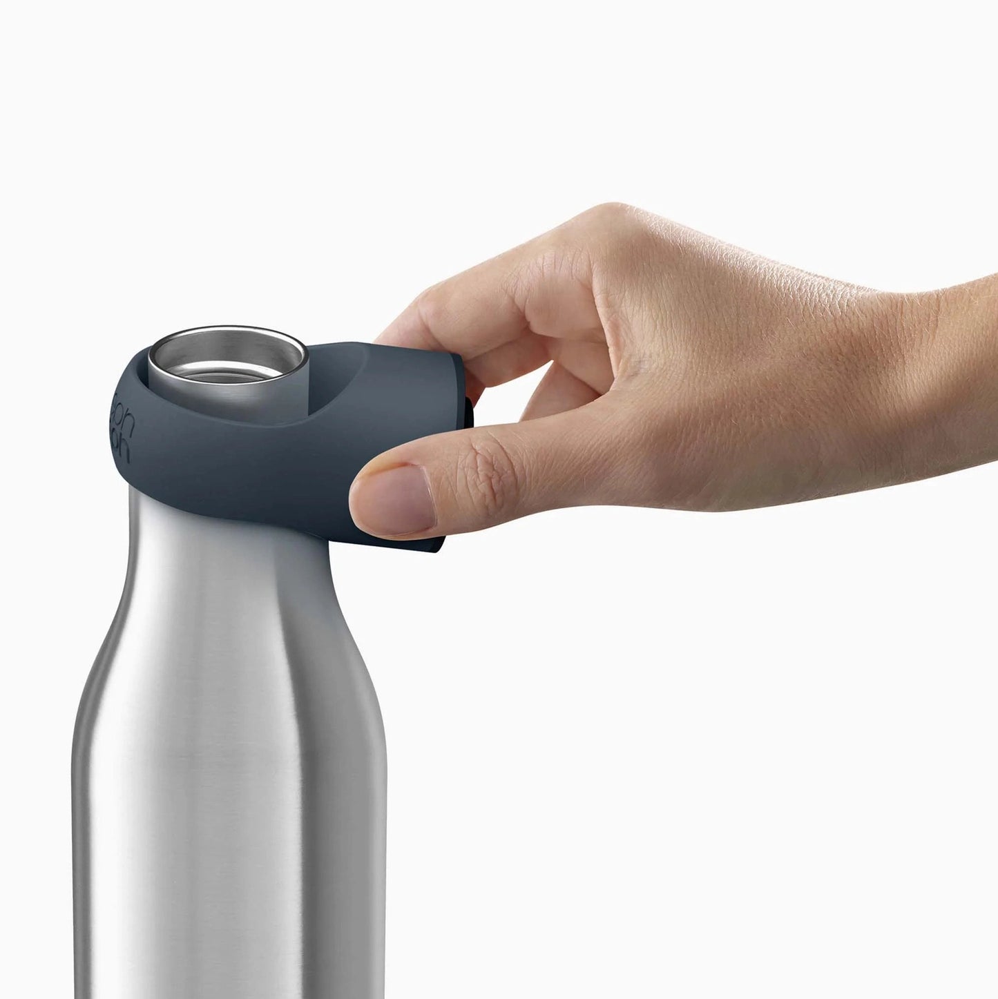 Joseph Joseph Loop™ 500ml Stainless-steel Vacuum Insulated Water Bottle Stainless steel - Medaid