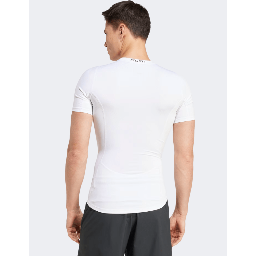 Adidas Techfit Compression Men Training Baselayer White - Medaid