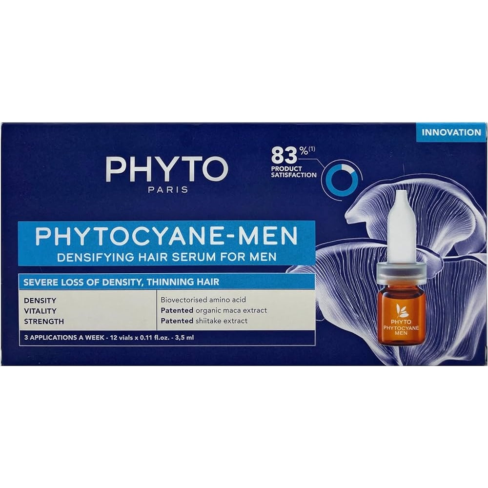 PhytoCyane Anti-Hairloss Ampoule Men- 12 Vials*3.5 - Medaid