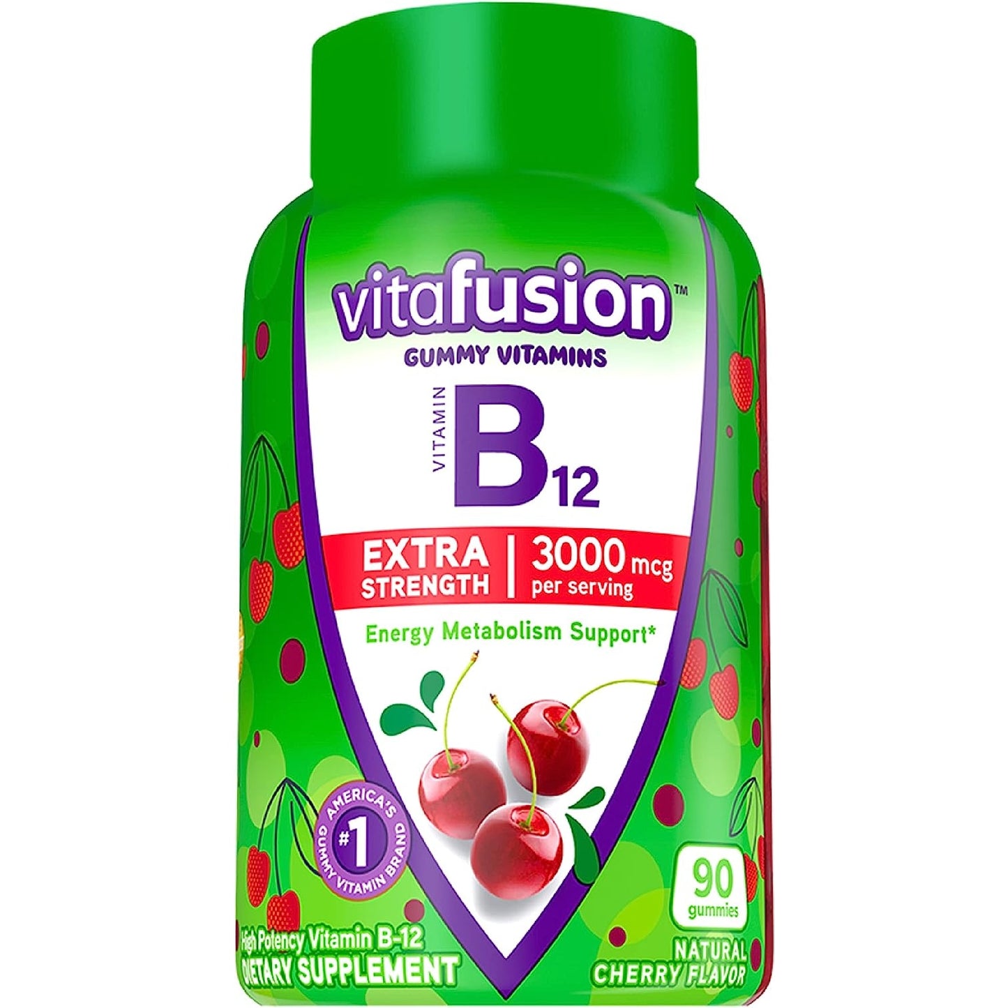 Vitafusion Extra Strength Vitamin B12 Gummy Vitamins - 90 Count - Medaid - Lebanon