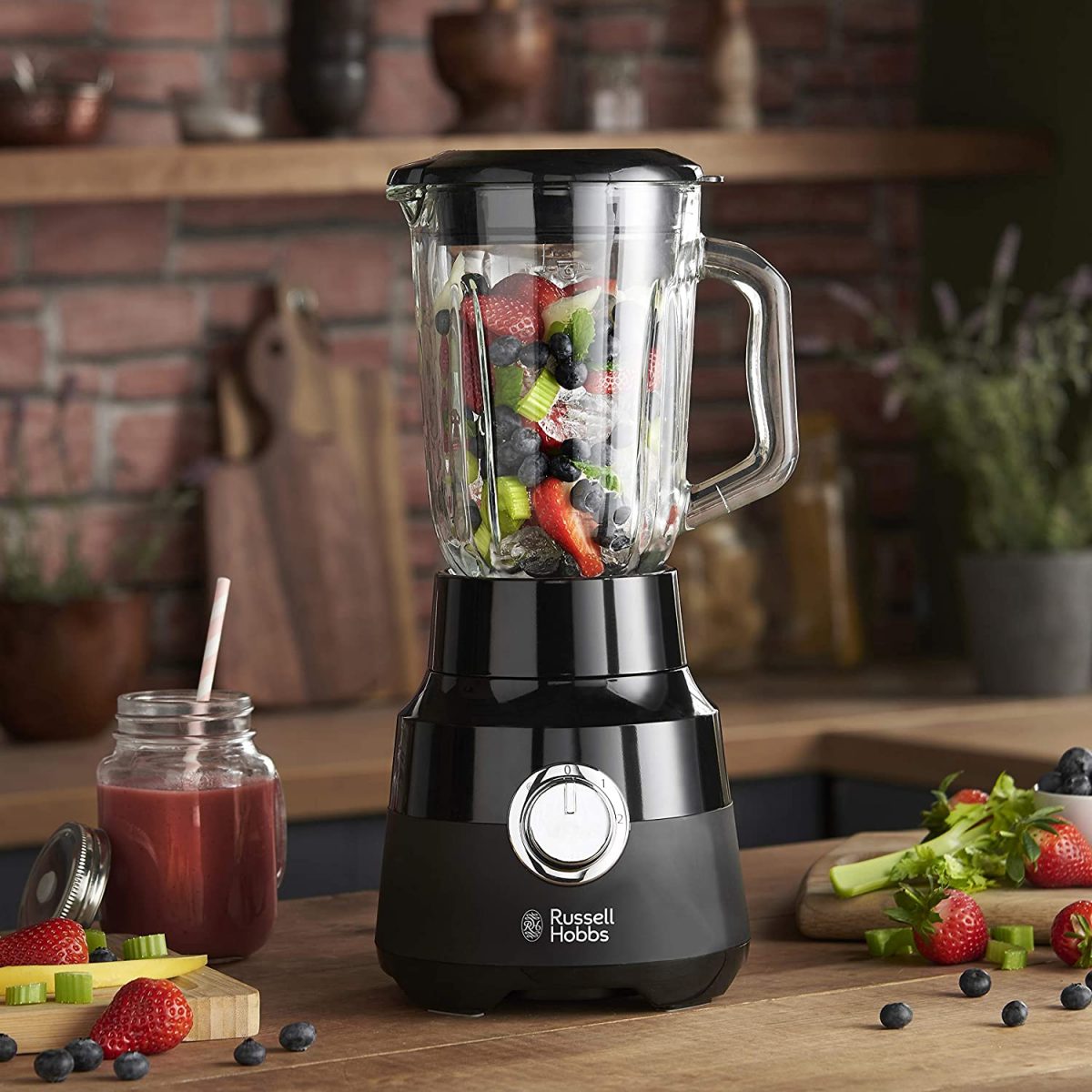 Russell Hobbs Desire Jug Blender, 1.5 Litre, Matte Black - Medaid