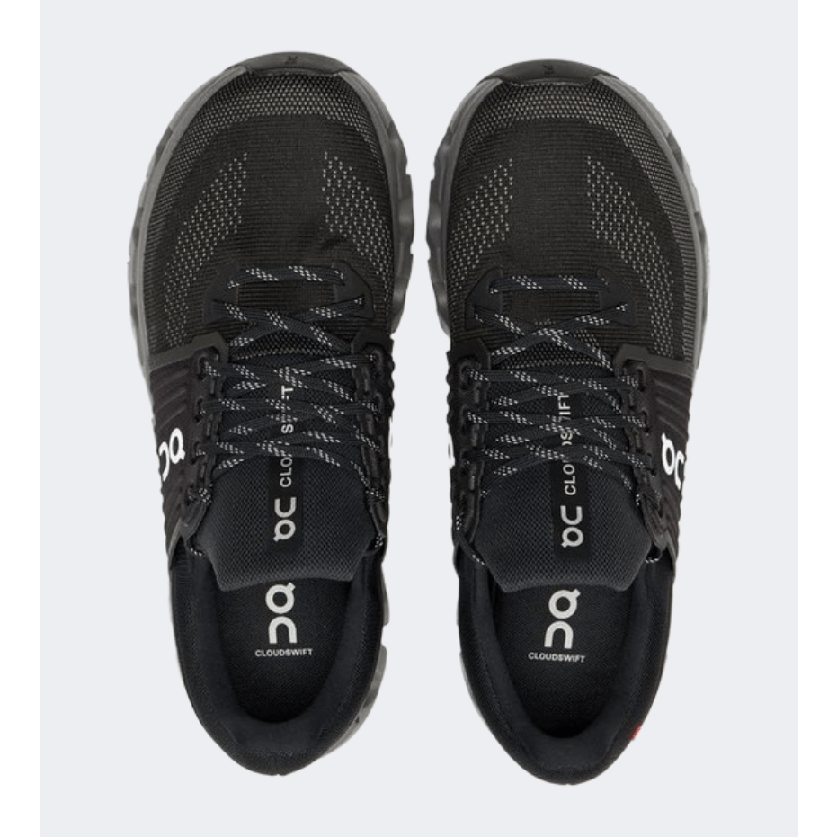 On Cloudswift 4 Ad Women Running Sneakers Black/Rock - Medaid