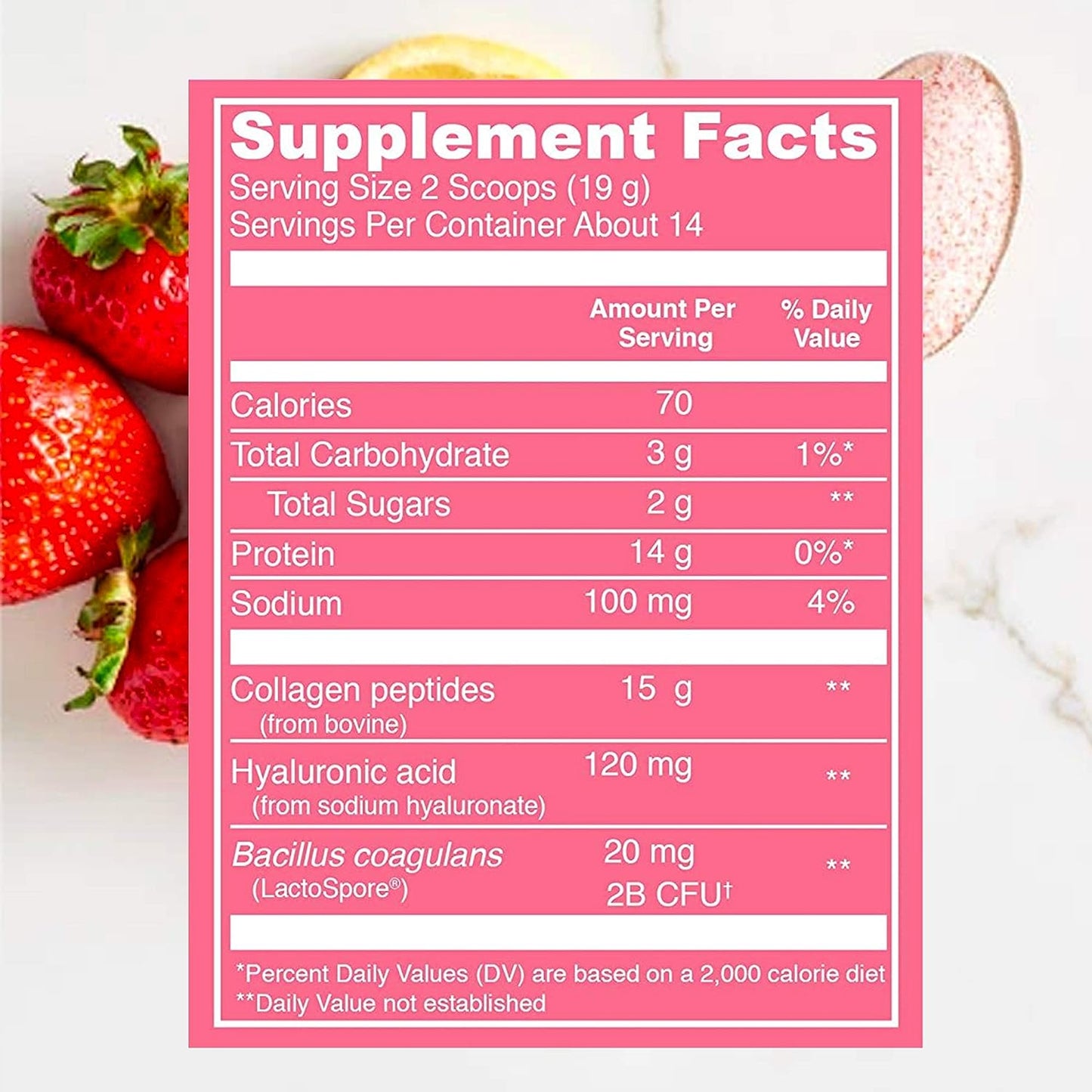Vital Proteins - Beauty Collagen Strawberry Lemon | 271 g - Medaid