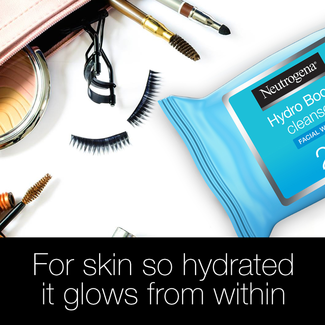 Neutrogena Hydro Boost Cleansing Facial Wipes - Medaid