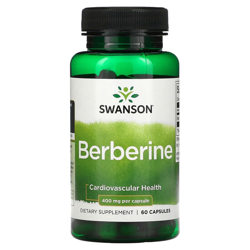 Swanson, Berberine, 400 mg, 60 Capsules - Medaid