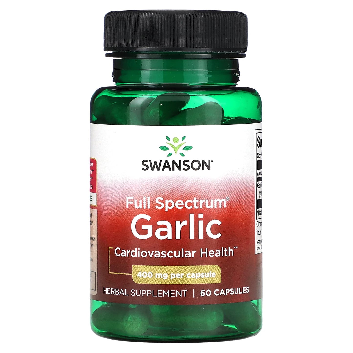 Swanson, Full Spectrum Garlic, 400 mg, 60 Capsules - Medaid