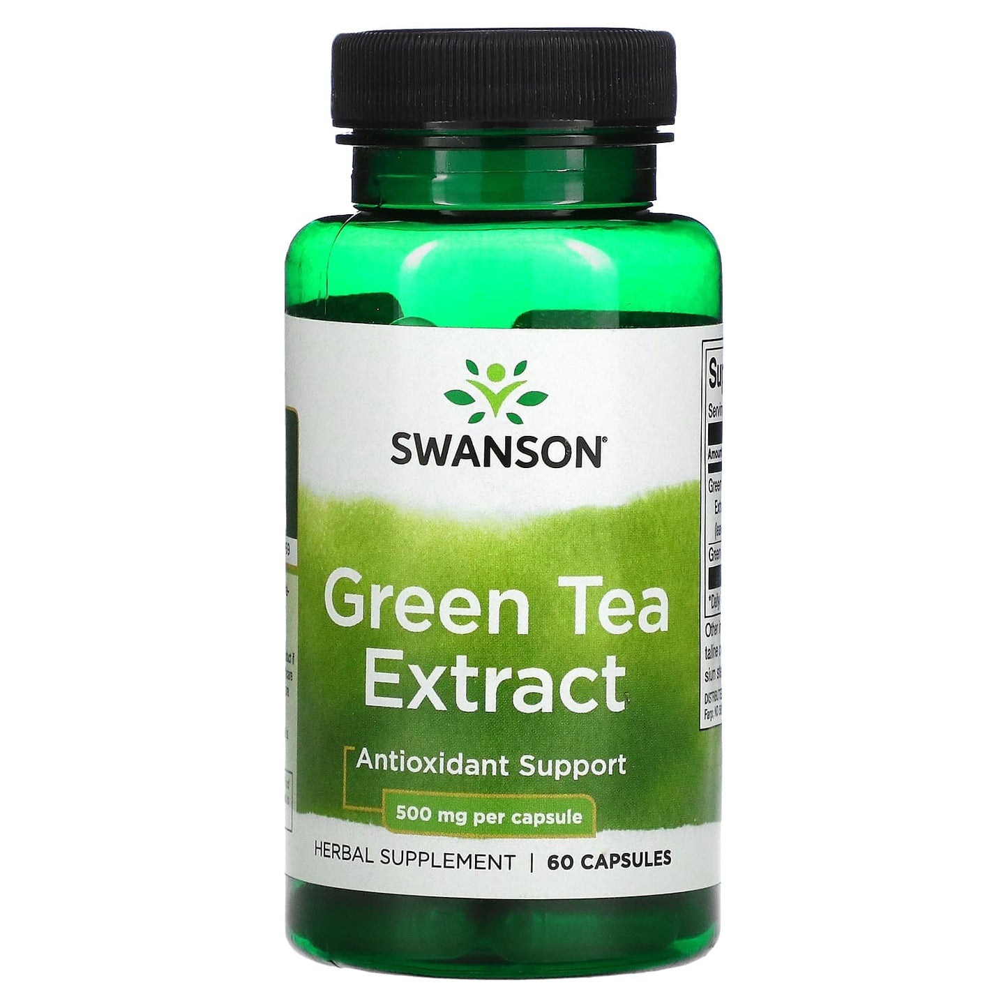 Swanson, Green Tea Extract, 500 mg, 60 Capsules - Medaid