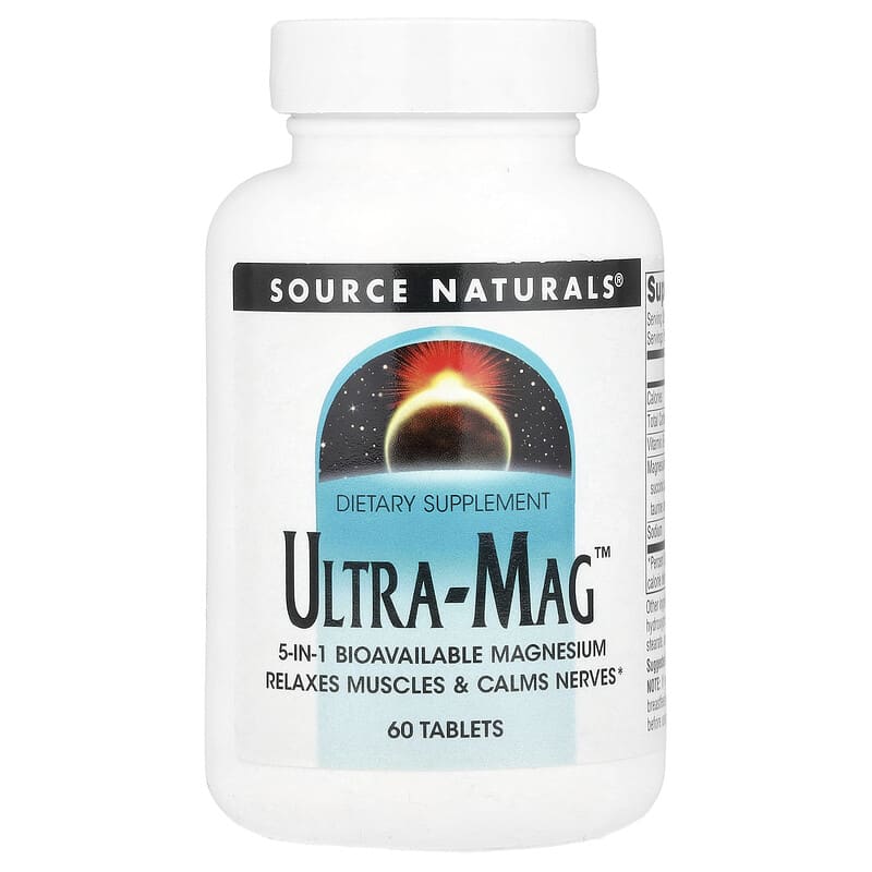 Source Naturals, Ultra-Mag™, 60 Tablets - Medaid