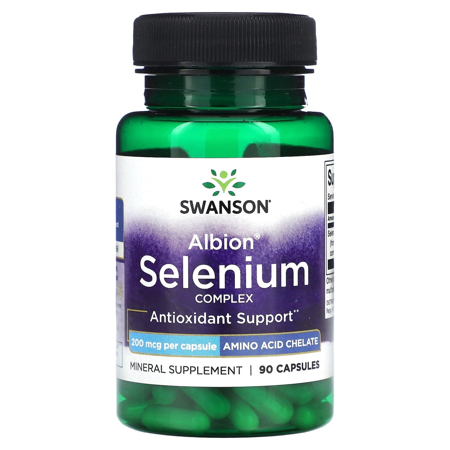 Swanson, Albion Selenium Complex, 200 mcg , 90 Capsules - Medaid