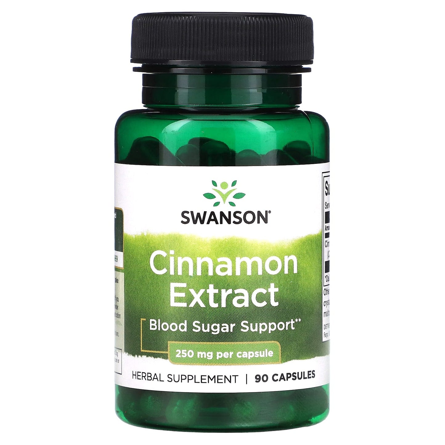 Swanson, Cinnamon Extract, 250 mg , 90 Capsules - Medaid