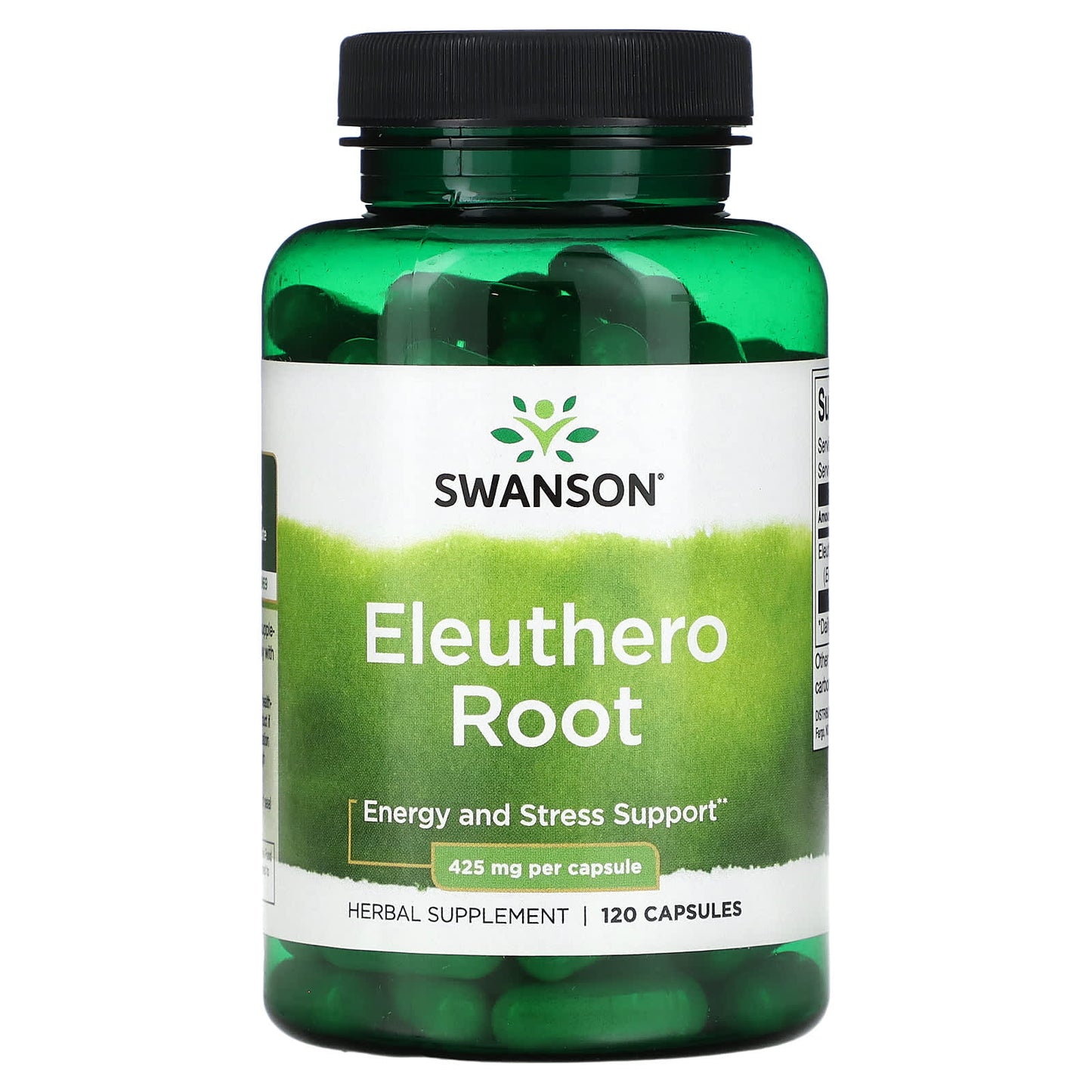 Swanson, Eleuthero Root, ginseng, 425 mg, 120 Capsules - Medaid