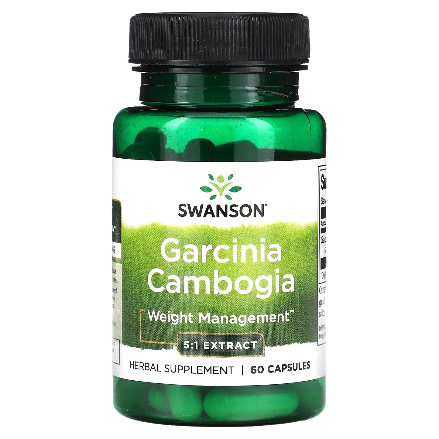 Swanson, Garcinia Cambogia 5:1 Extract, 60 Capsules - Medaid