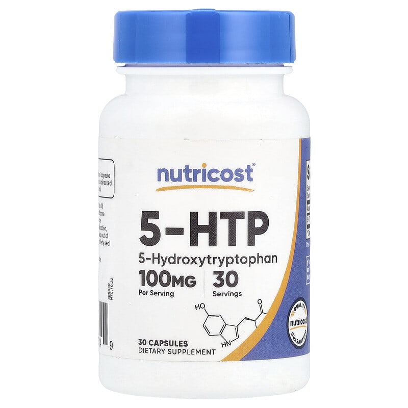 Nutricost, 5-HTP, 100 mg, 30 Capsules - Medaid