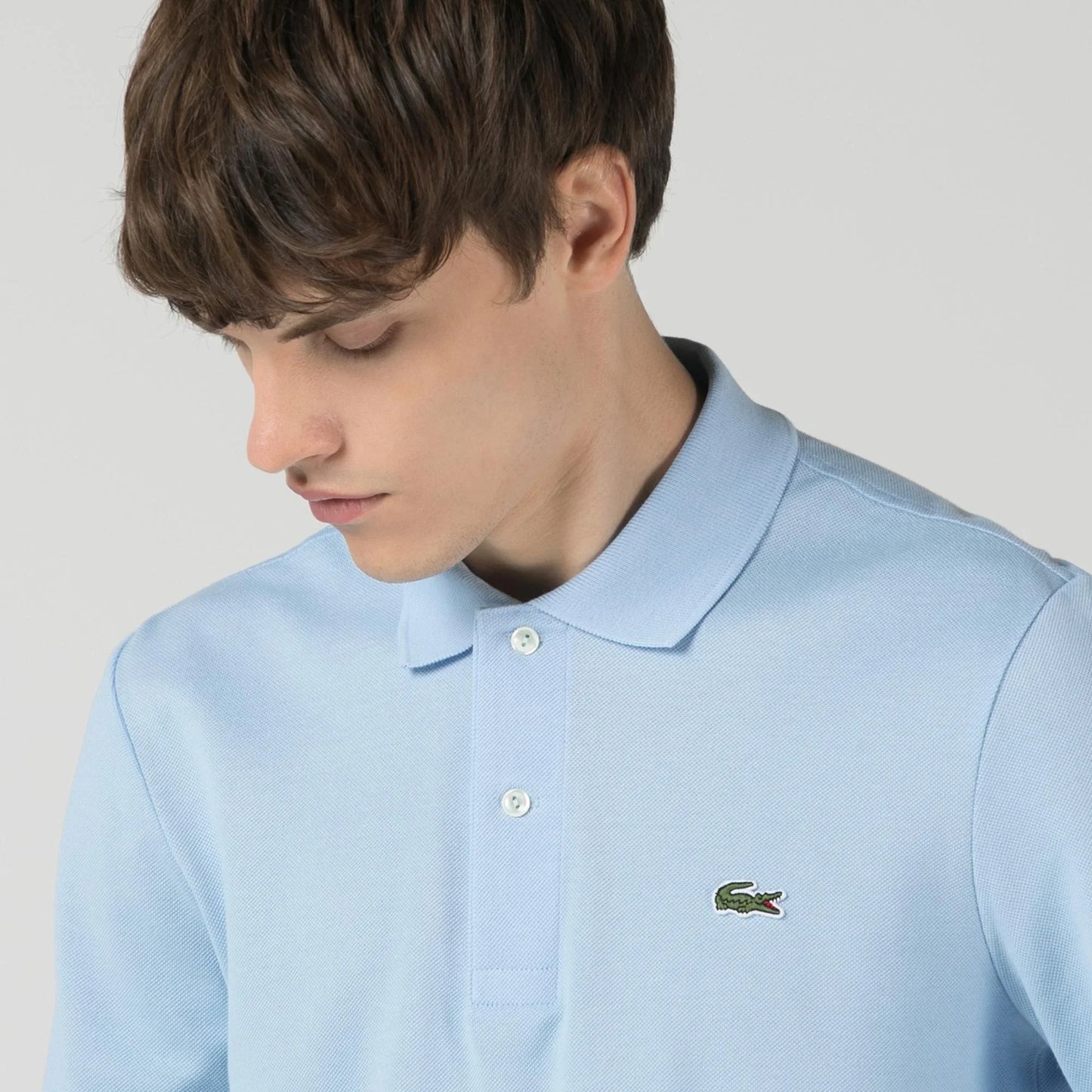 Classic Fit Long Sleeved L.12.12 Polo Shirt - Medaid International
