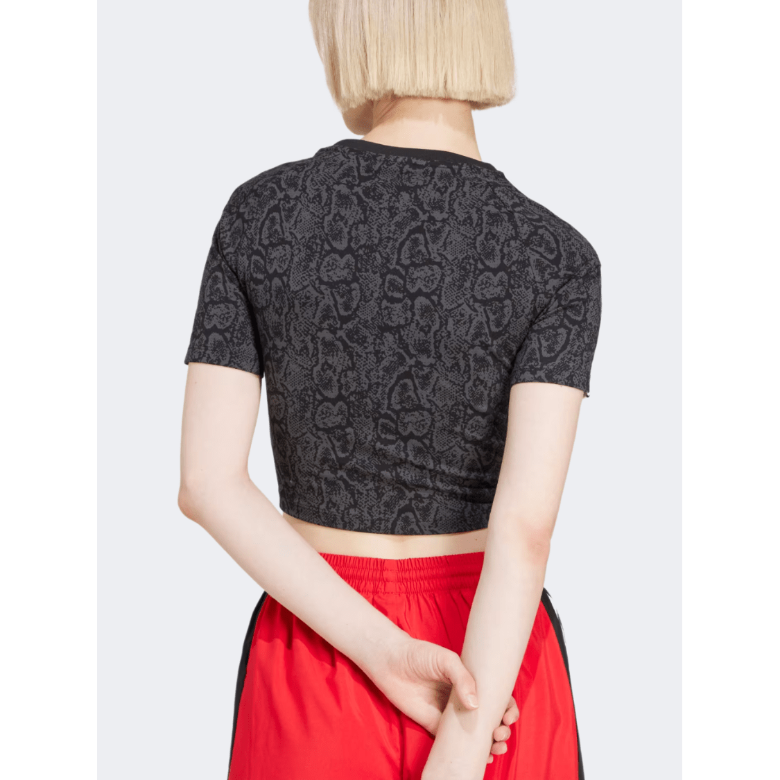 Adidas Snake Women Original T-Shirt Black/Multicolor - Medaid