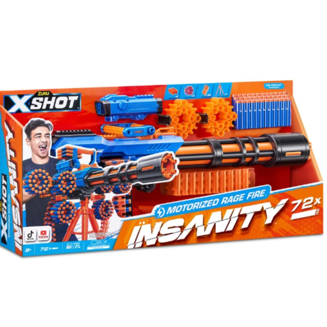X shot Insanity Motorized Rage Fire - Medaid International