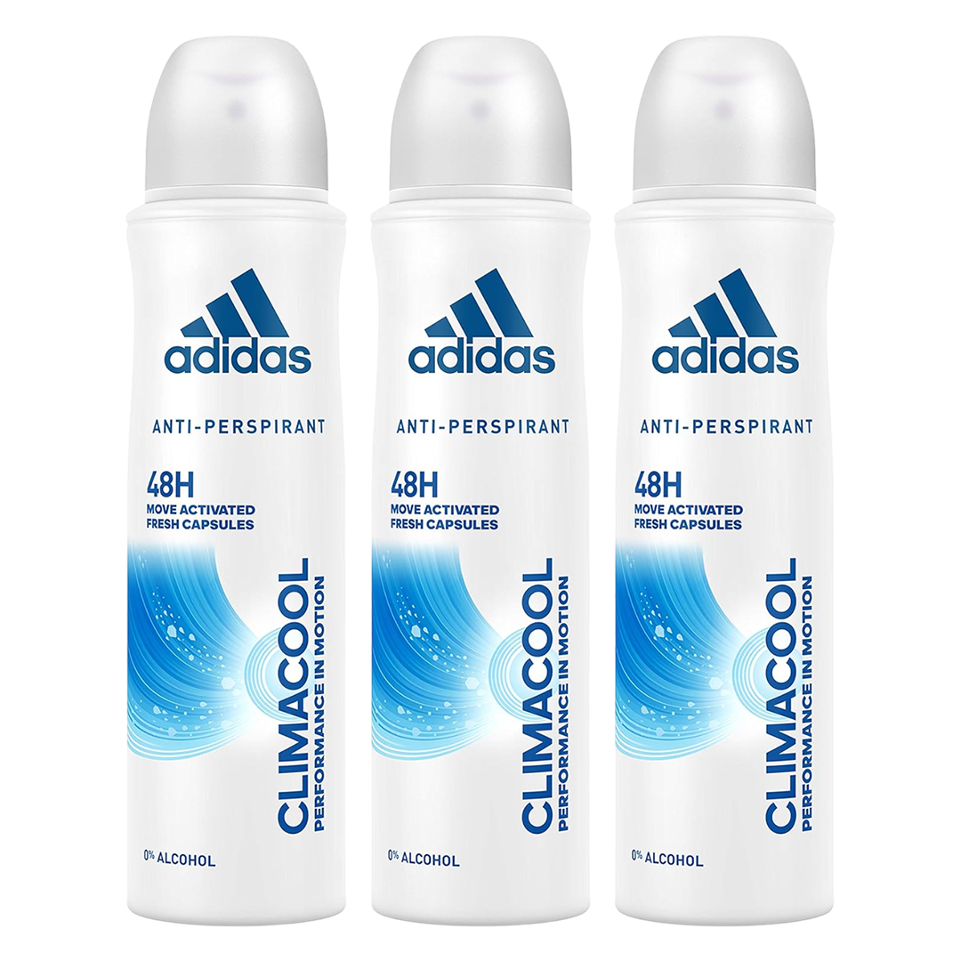Adidas Climacool 48H Anti-Perspirant Spray Deodorant For Her - Pack Of 3 - Medaid