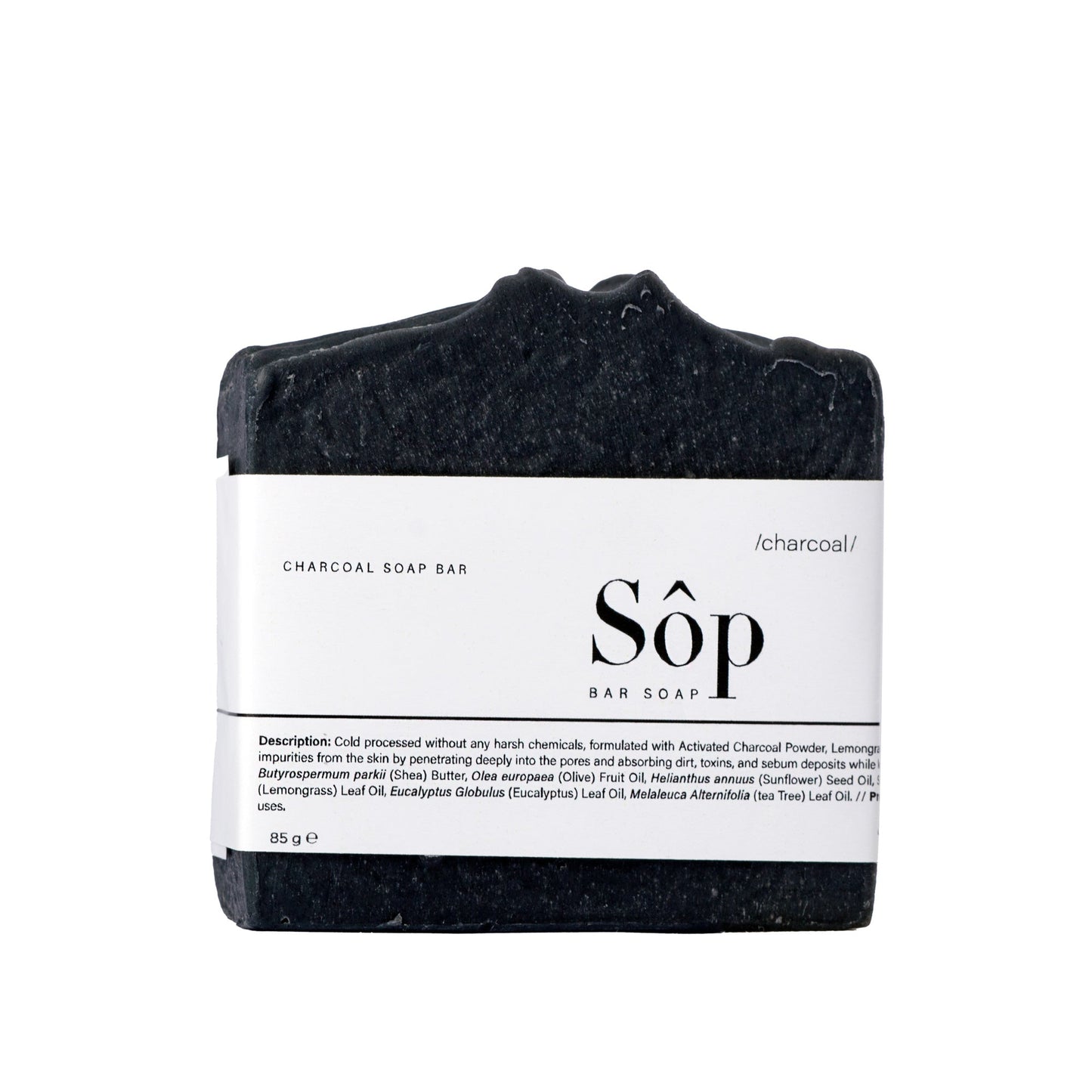 Sôp Charcoal Face Soap Bar - Medaid