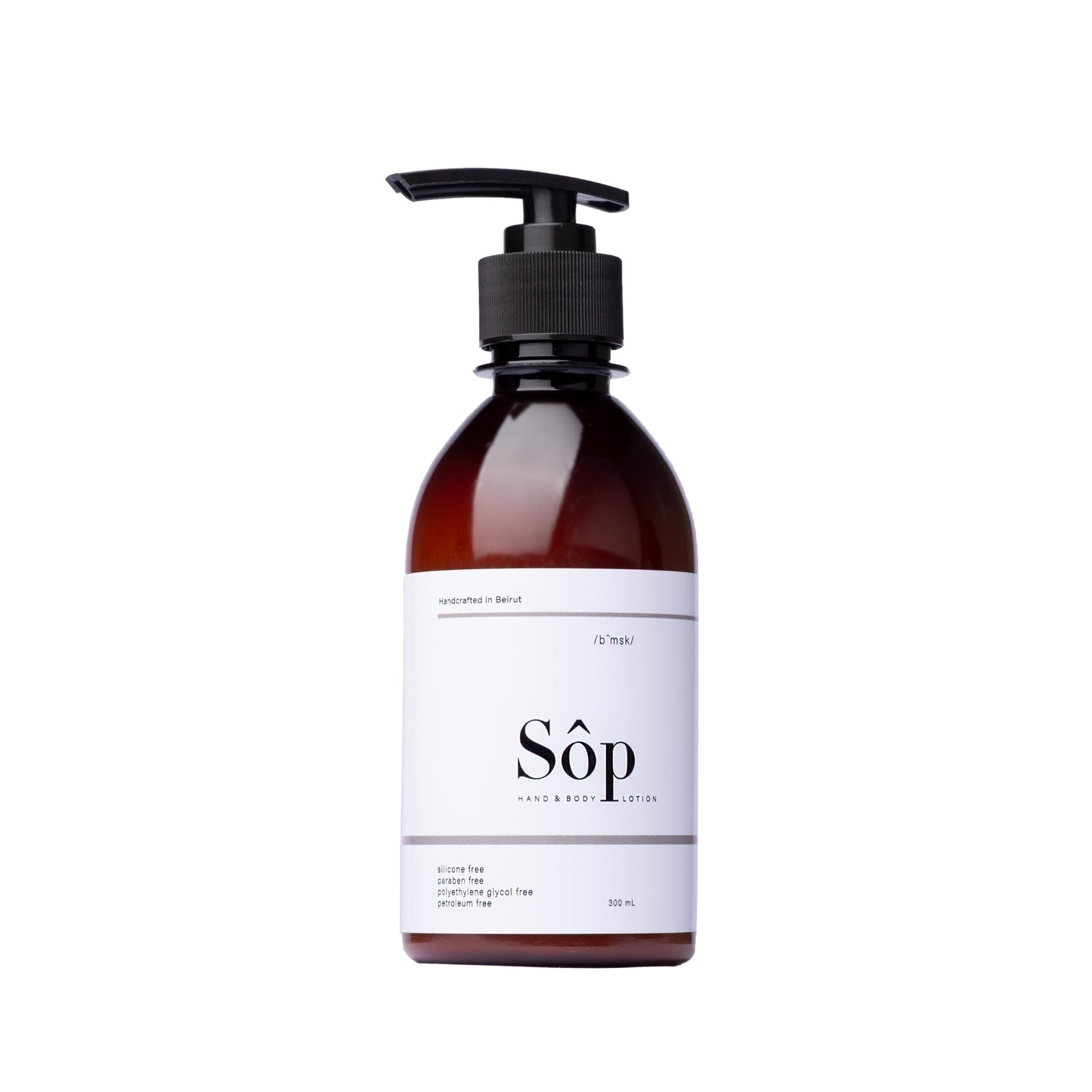 Sôp Natural Hand & Body Lotion Black Musk - Medaid