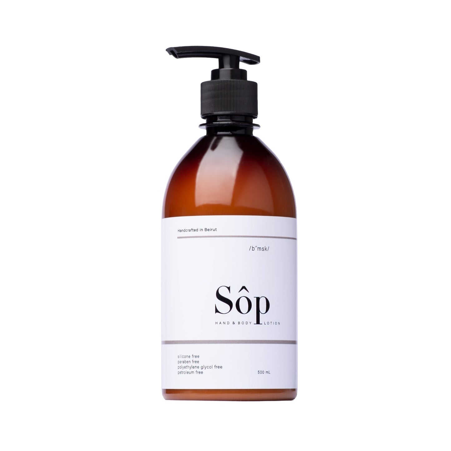 Sôp Natural Hand & Body Lotion Black Musk - Medaid