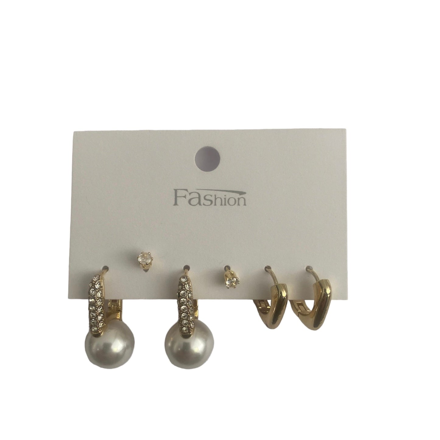 Pearl set earrings accessory #4053 - Medaid