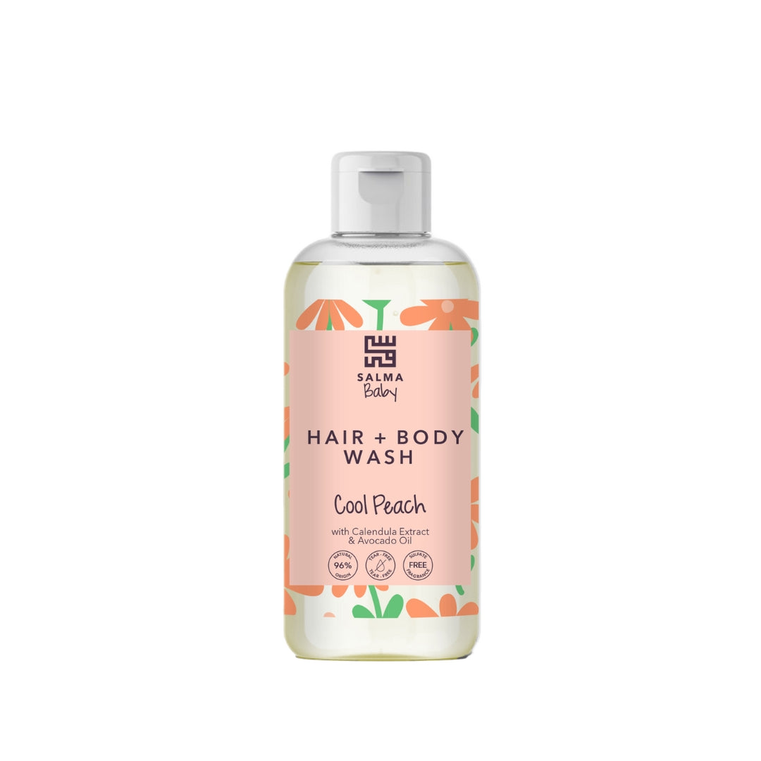 Baby Hair & Body Wash Cool Peach