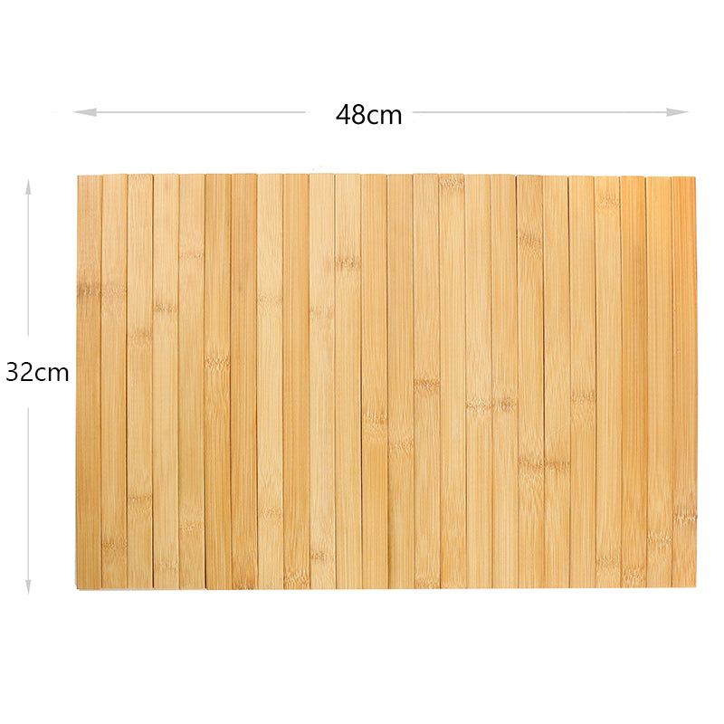 Bamboo Sofa Arm Tray Foldable Couch Protector and Armrest Tray with Non Slip Backing Sofa Tray and Organizer for Drink Snack Phone Laptop - Medaid