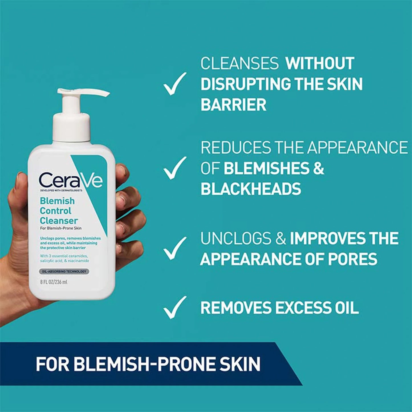 CeraVe Blemish Control Cleanser - Medaid - Lebanon