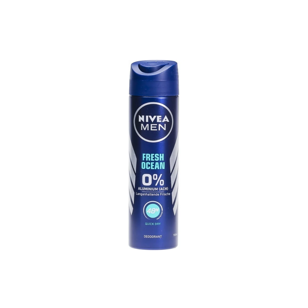 Nivea Fresh Ocean Deodorant Spray For Men 150ml - Medaid