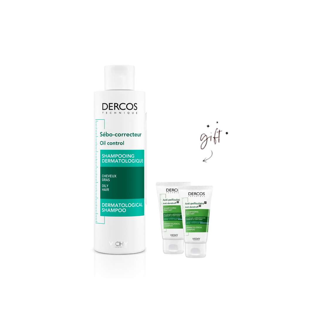 Vichy Dercos Shampoo Bundle + Mini Gifts - Medaid