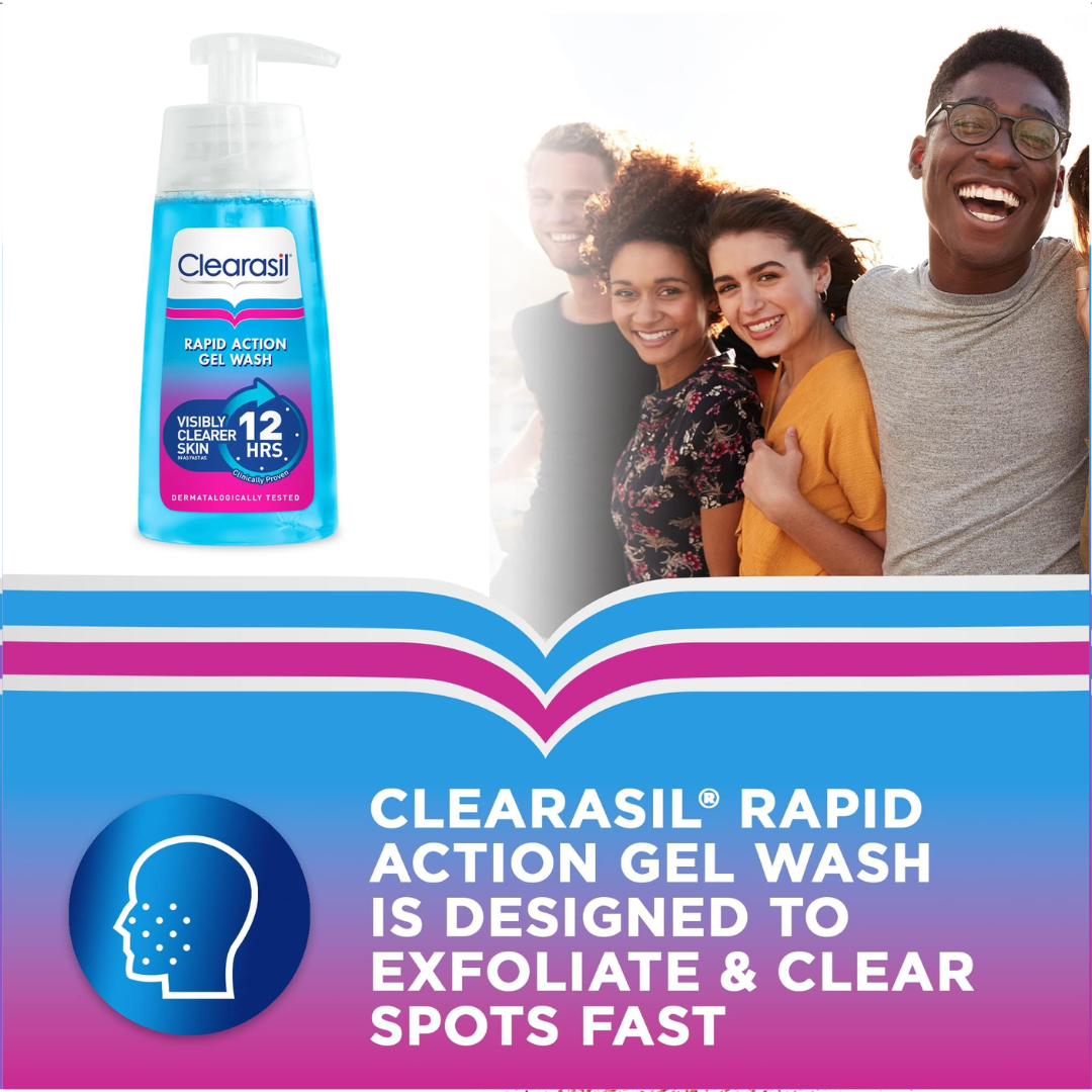 Clearasil Rapid Action Gel Wash 150ml - Medaid
