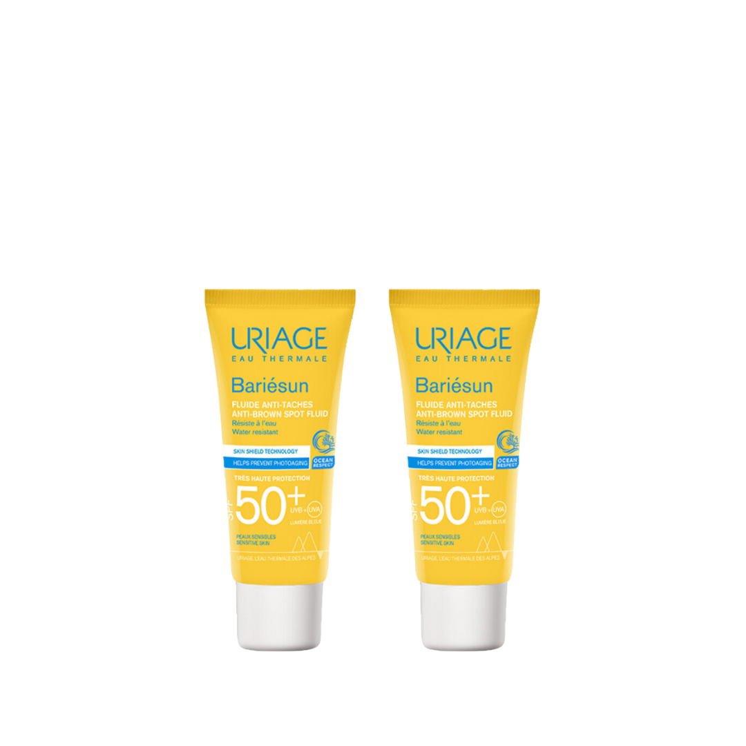 Uriage Bariesun Anti-Brown Spot Fluid SPF50+ 40ml Duo At 25% Off - Medaid