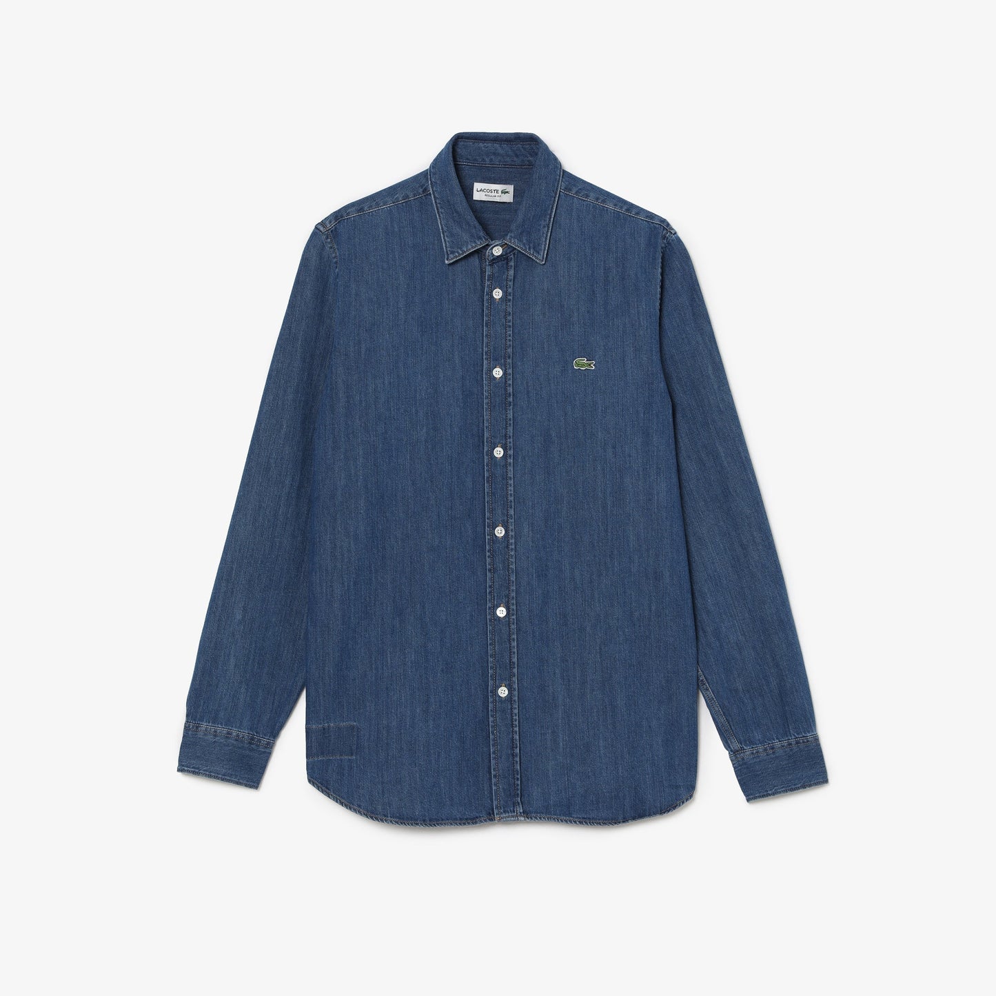 Men's Lacoste Regular Fit Organic Cotton Denim Shirt - CH0197 - Medaid International