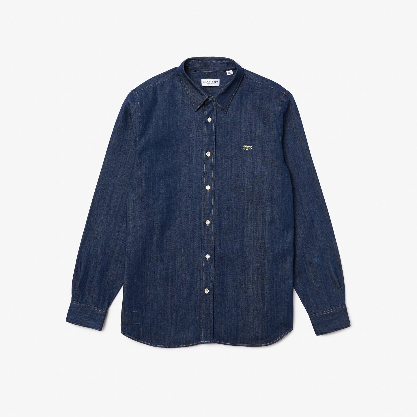 Men's Lacoste Regular Fit Organic Cotton Denim Shirt - CH0197 - Medaid International