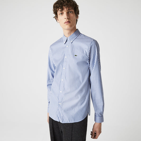 Men's Regular Fit Striped Cotton Shirt - CH2936 - Medaid International