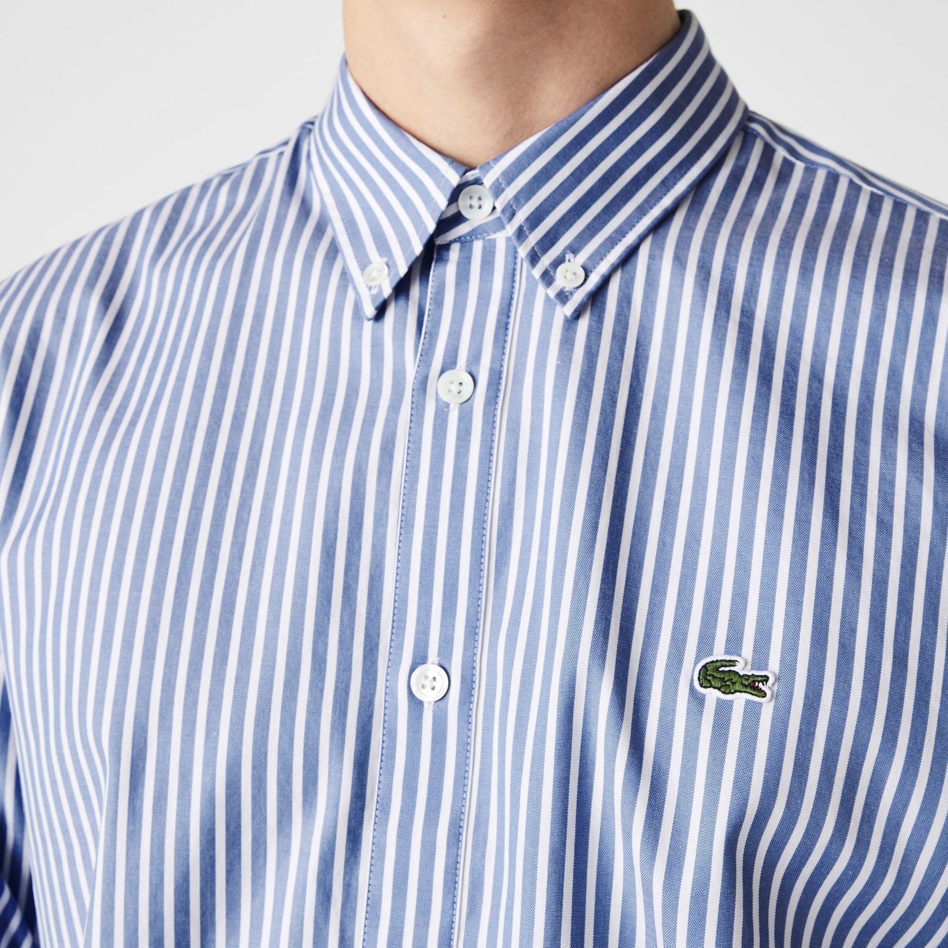 Men's Regular Fit Striped Cotton Shirt - CH2936 - Medaid International