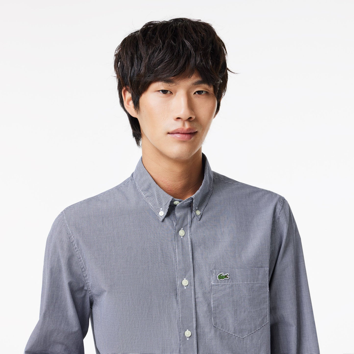 Regular Fit Gingham Poplin Shirt - CH5621 - Medaid International