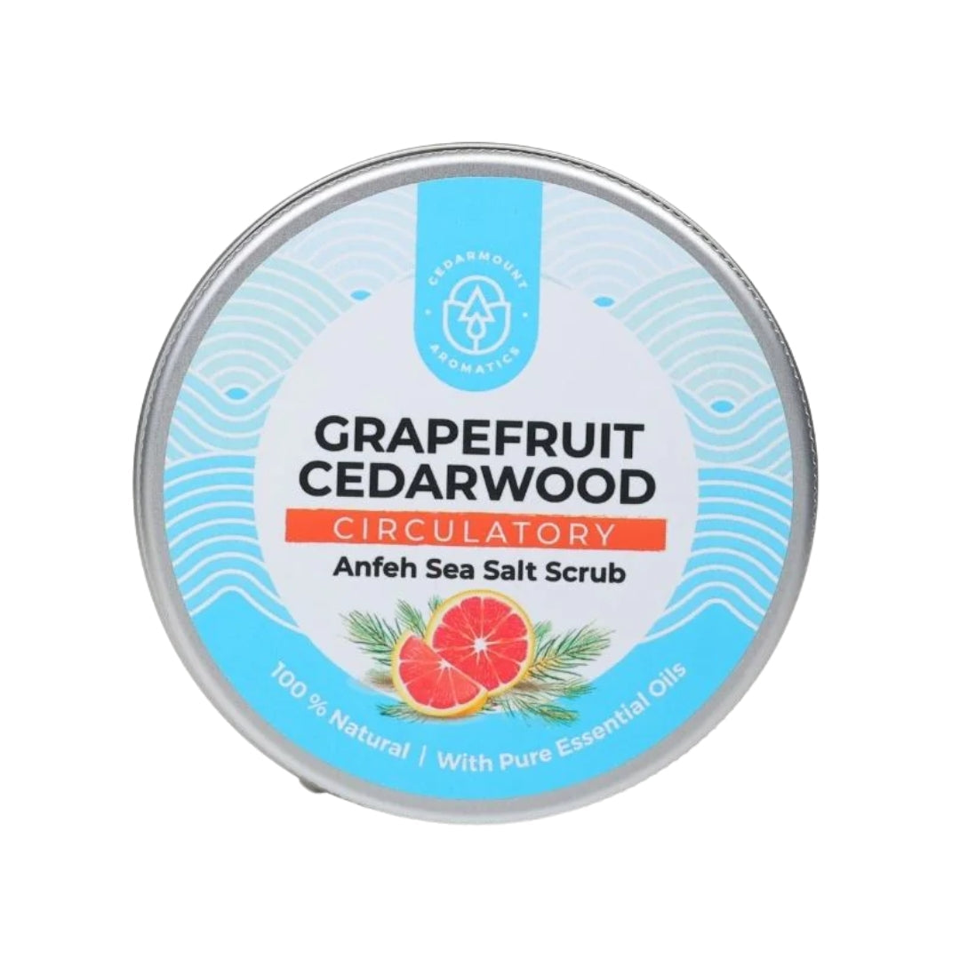 Grapefruit Cedarwood Anfeh Sea Salt Circulatory Scrub - Medaid