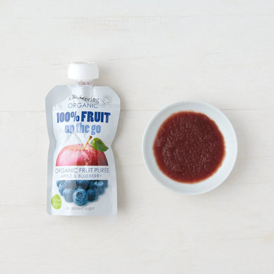 Organic Fruit Purée Apple & Blueberry - Medaid