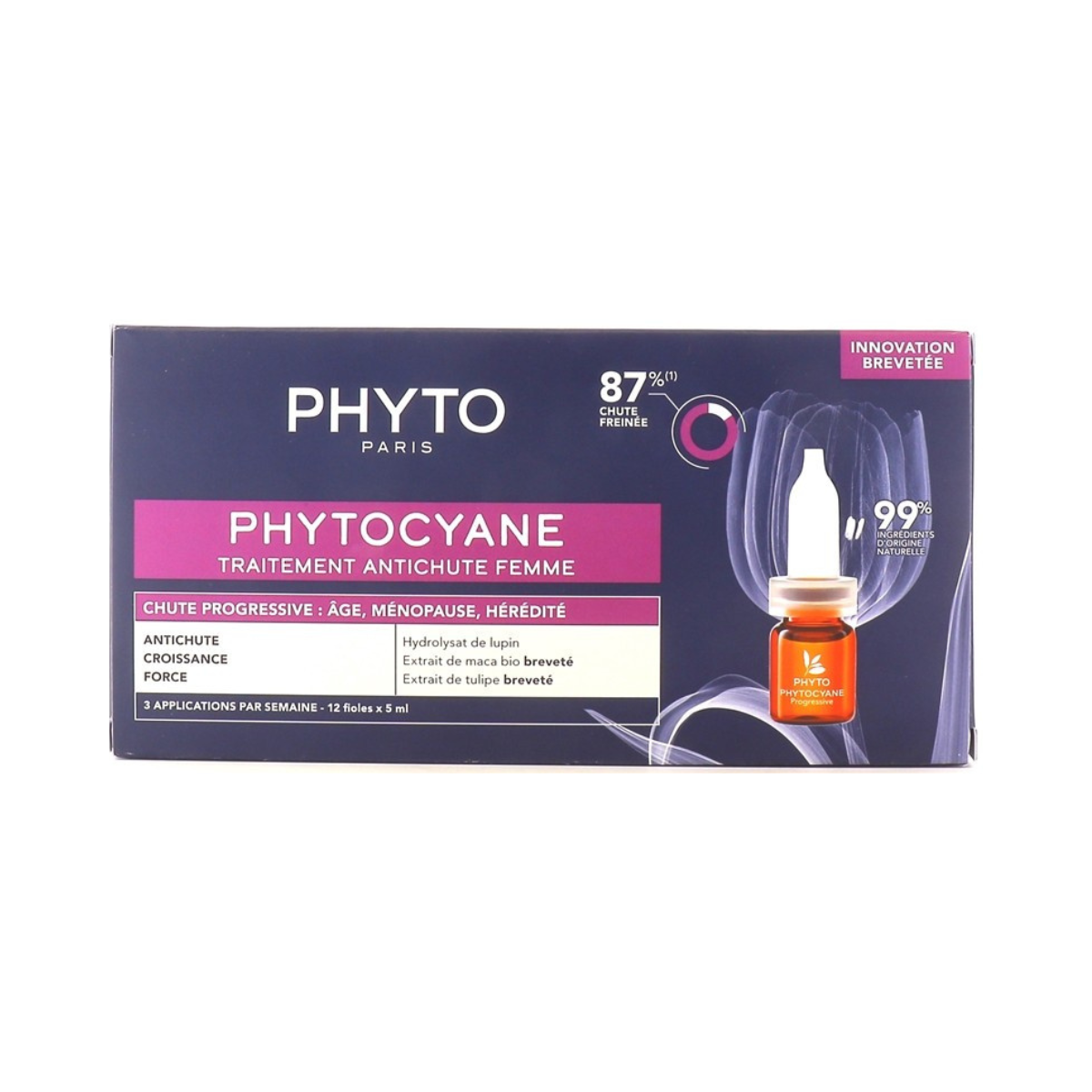 Phyto - PhytoCyane Progressive Hair Loss Treatment for Women 12x5ml - Medaid