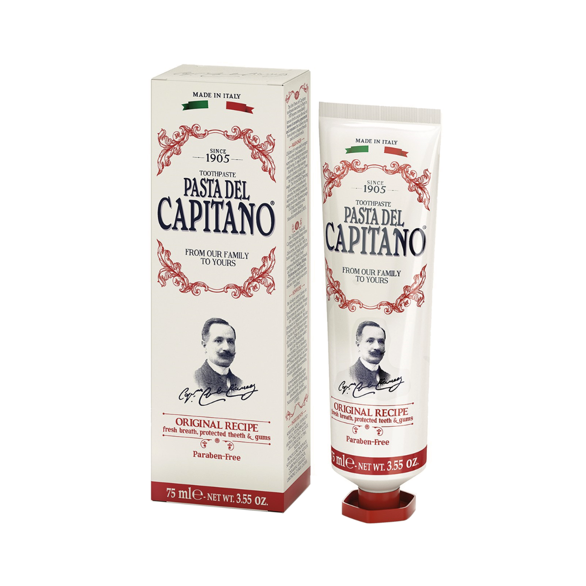 Pasta Del Capitano - Original Recipe Toothpaste 75ml - Medaid